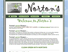 Tablet Screenshot of nortonscleaners.com